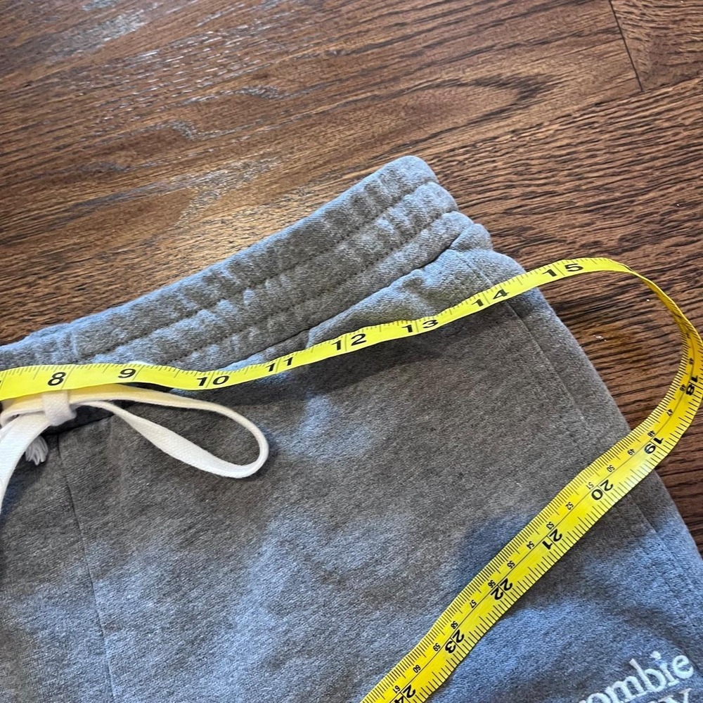 y2k vintage abercrombie & fitch gray low rise tie shorts small - Picture 4 of 7